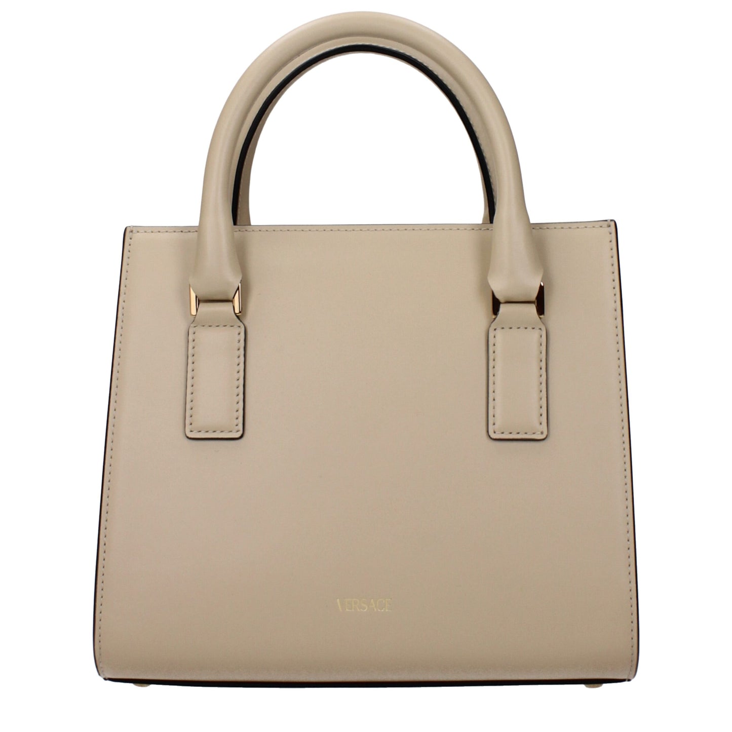 Versace Women's Natural Beige Leather Handbag
