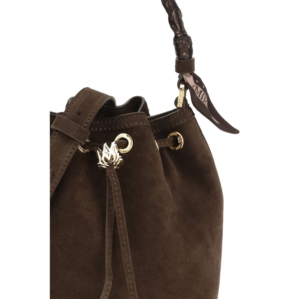 Brown Calf Leather Bos Taurus Backet Bag