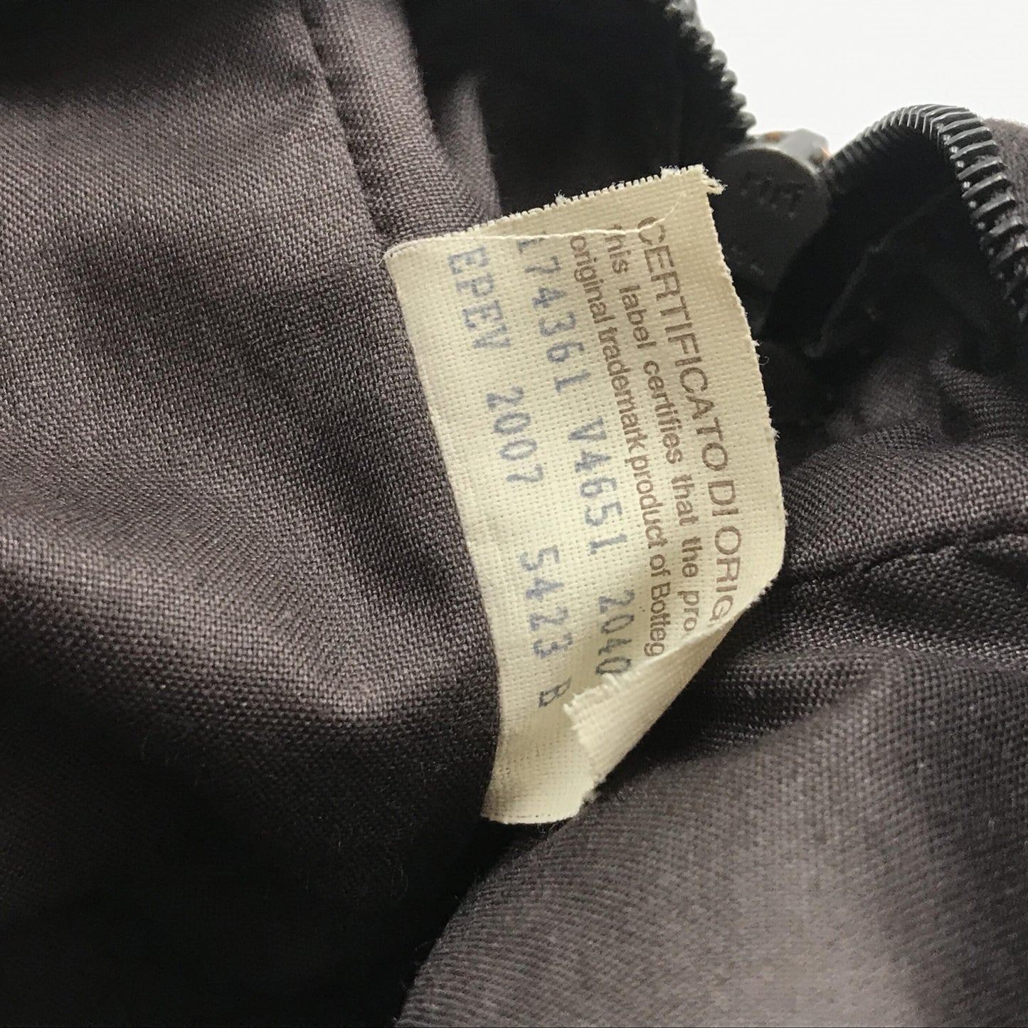 Woven Leather Cosmetic Bag, Black