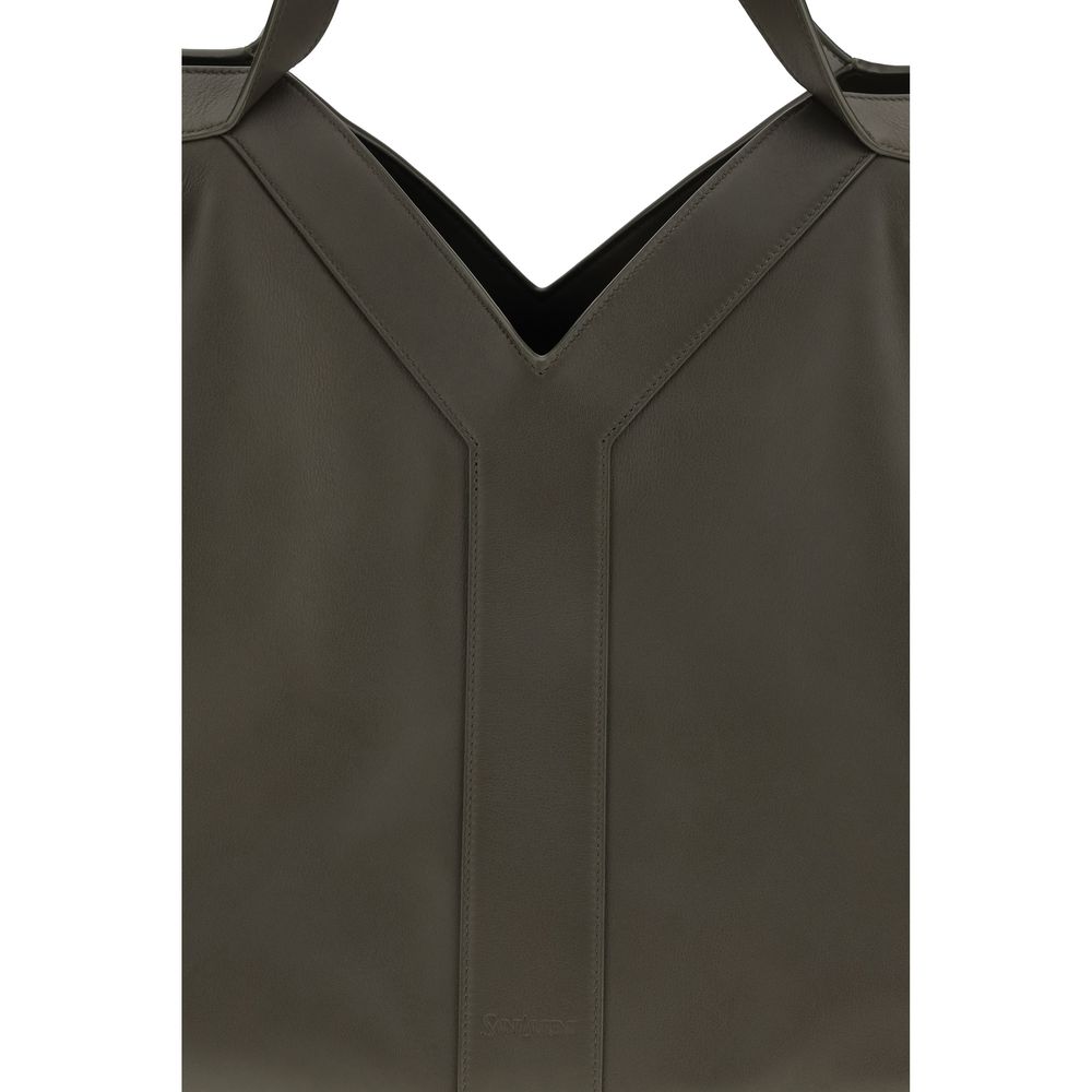 Saint Laurent Y Bicolor Calf Leather Shoulder Bag