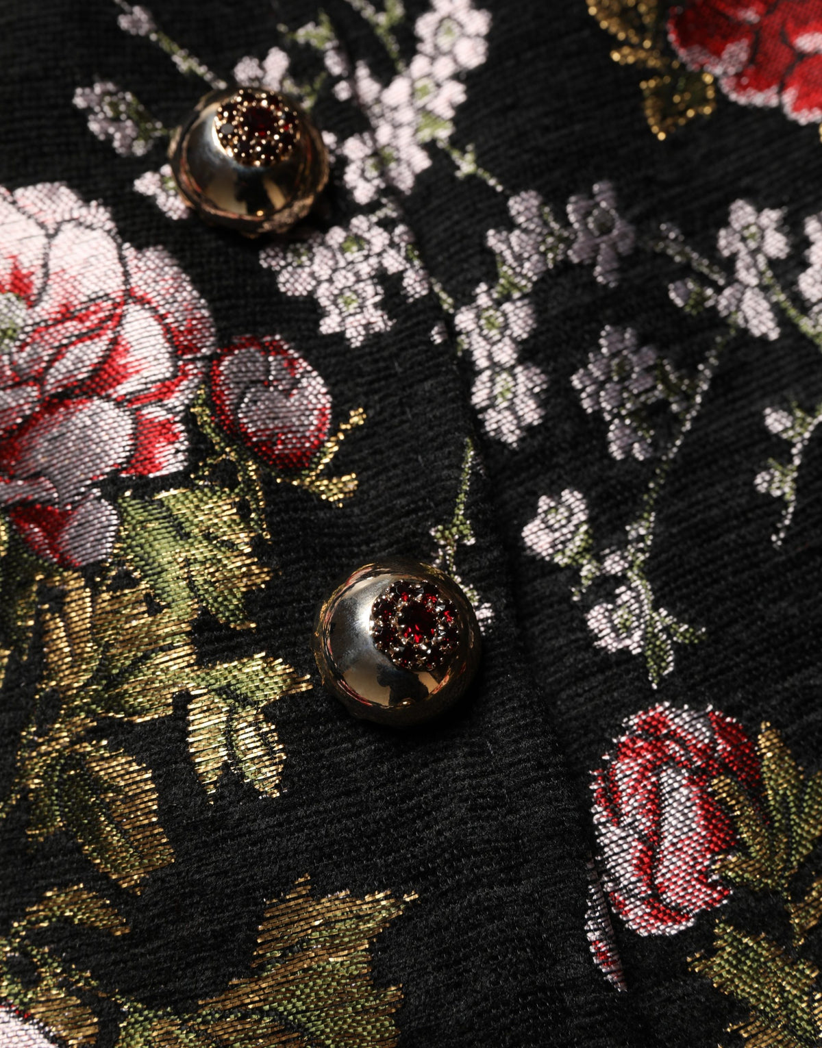 Dolce & Gabbana Multicolor Floral Brocade Blazer