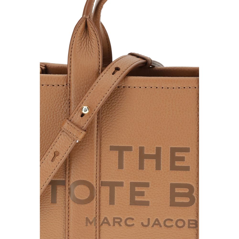 Marc Jacobs The Small Tote Brown Leather Handbag