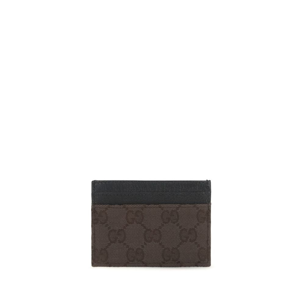 Gucci GG Canvas Card Case Brown