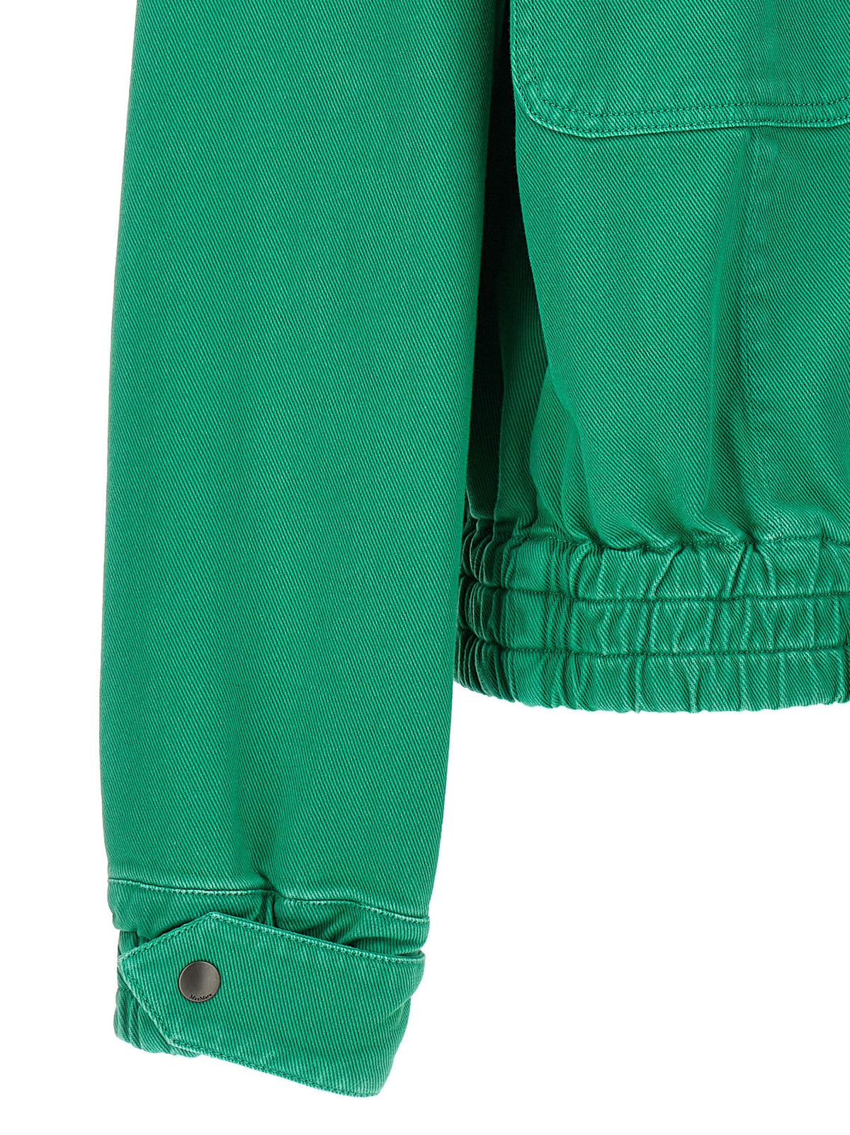 Max Mara Arturo Bicolor Cotton Cropped Jacket