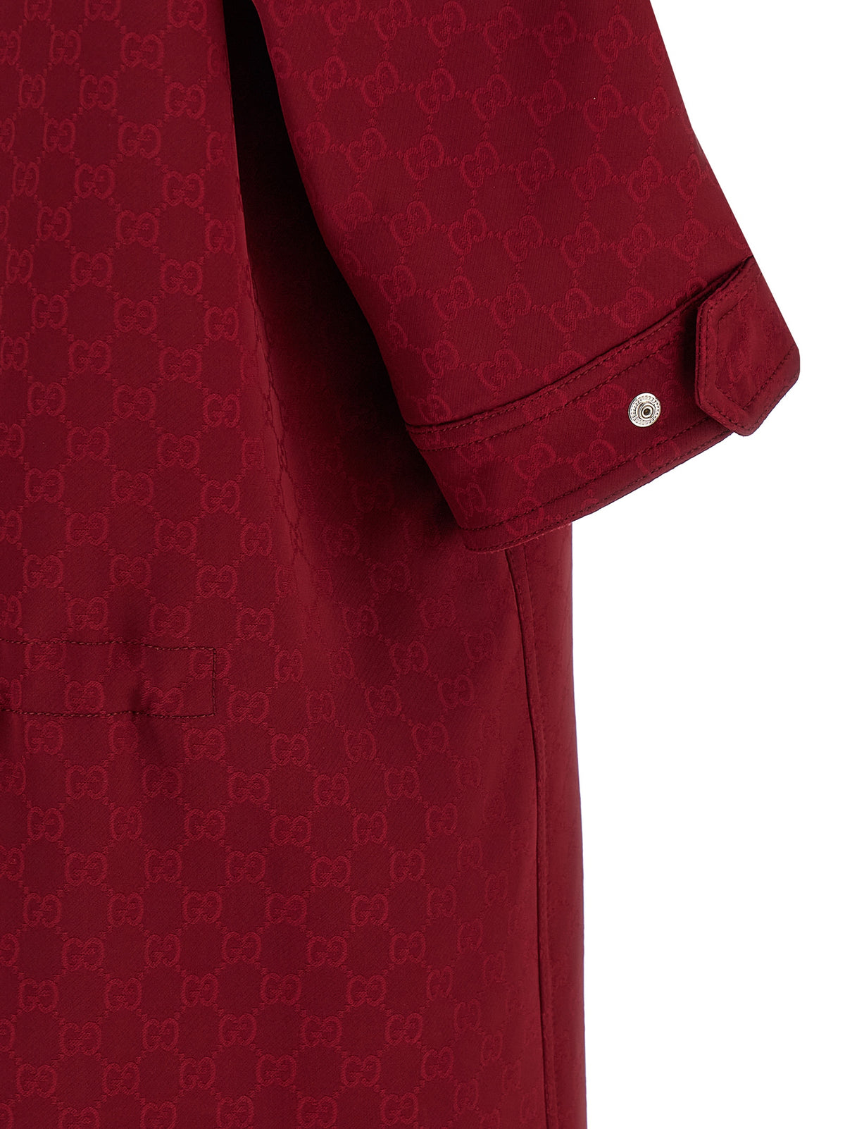 Gucci Rosso Ancora Red Long Coat