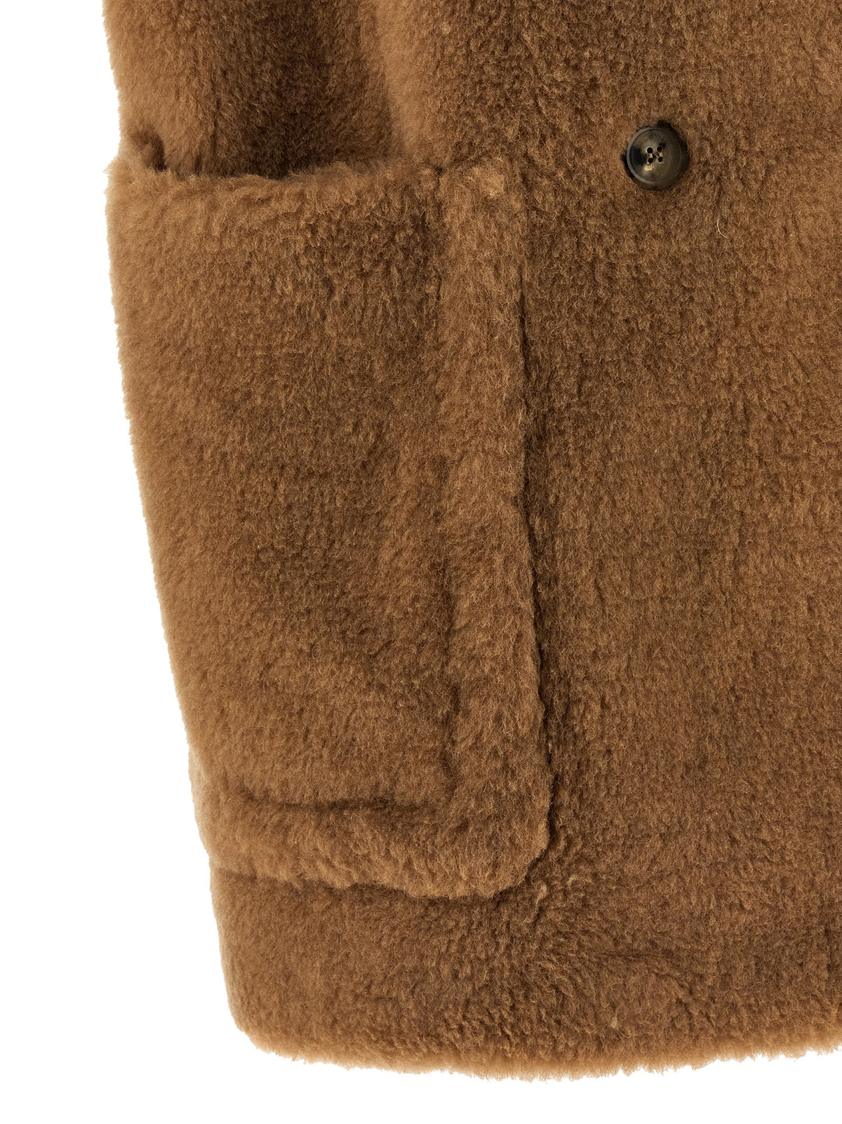 Max Mara Breda Beige Camel Teddy Vest