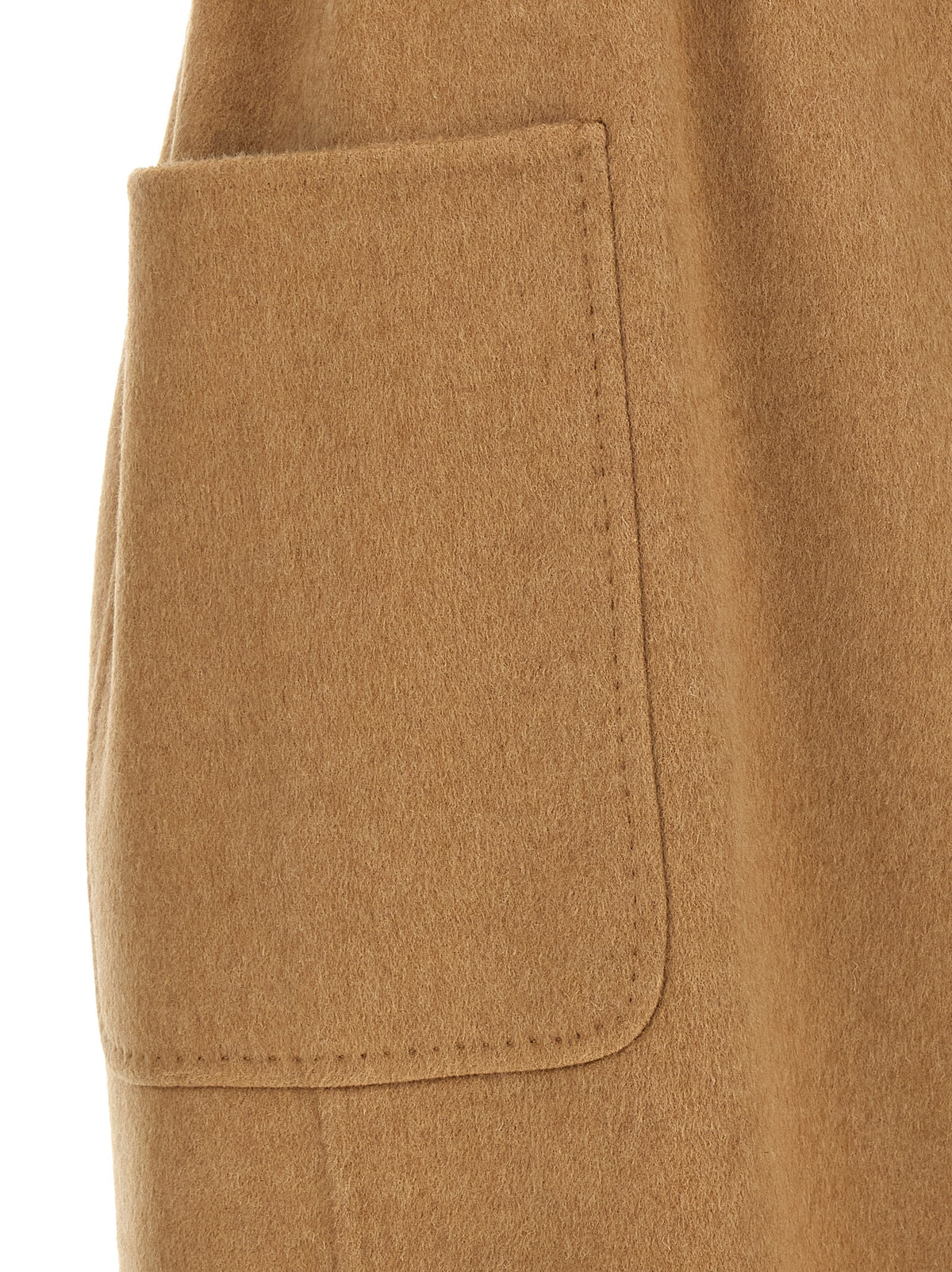Max Mara Berlina Beige Baby Camel Wool Coat