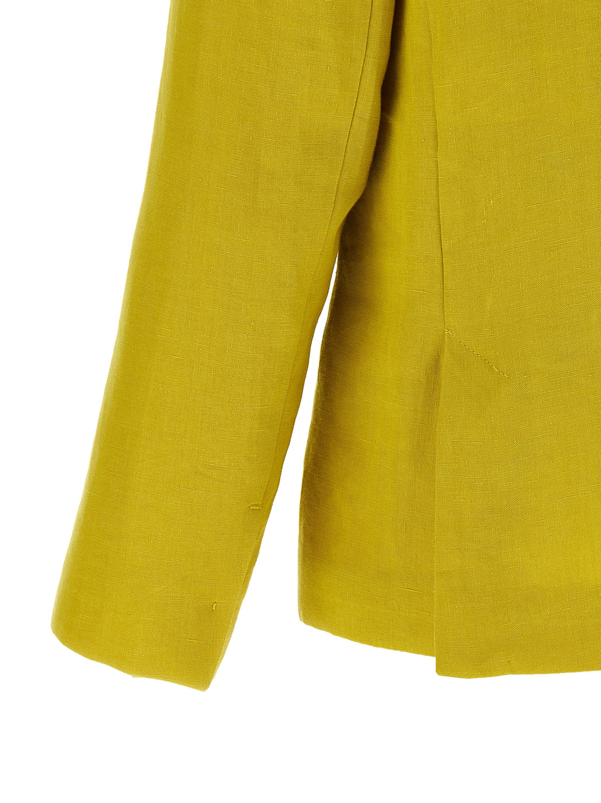 'S Max Mara SmmAlberta Bicolor Linen Blazer