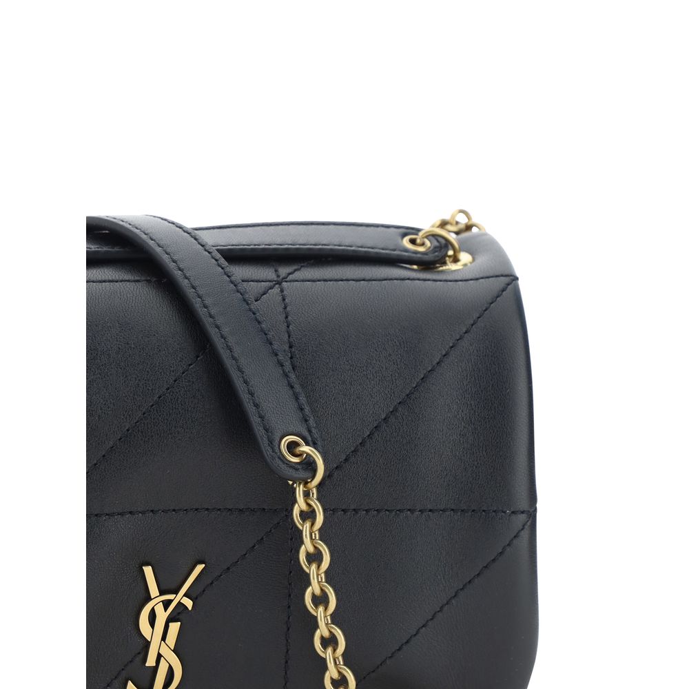 Saint Laurent Jamie Small Chain Shoulder Bag Black Lambskin