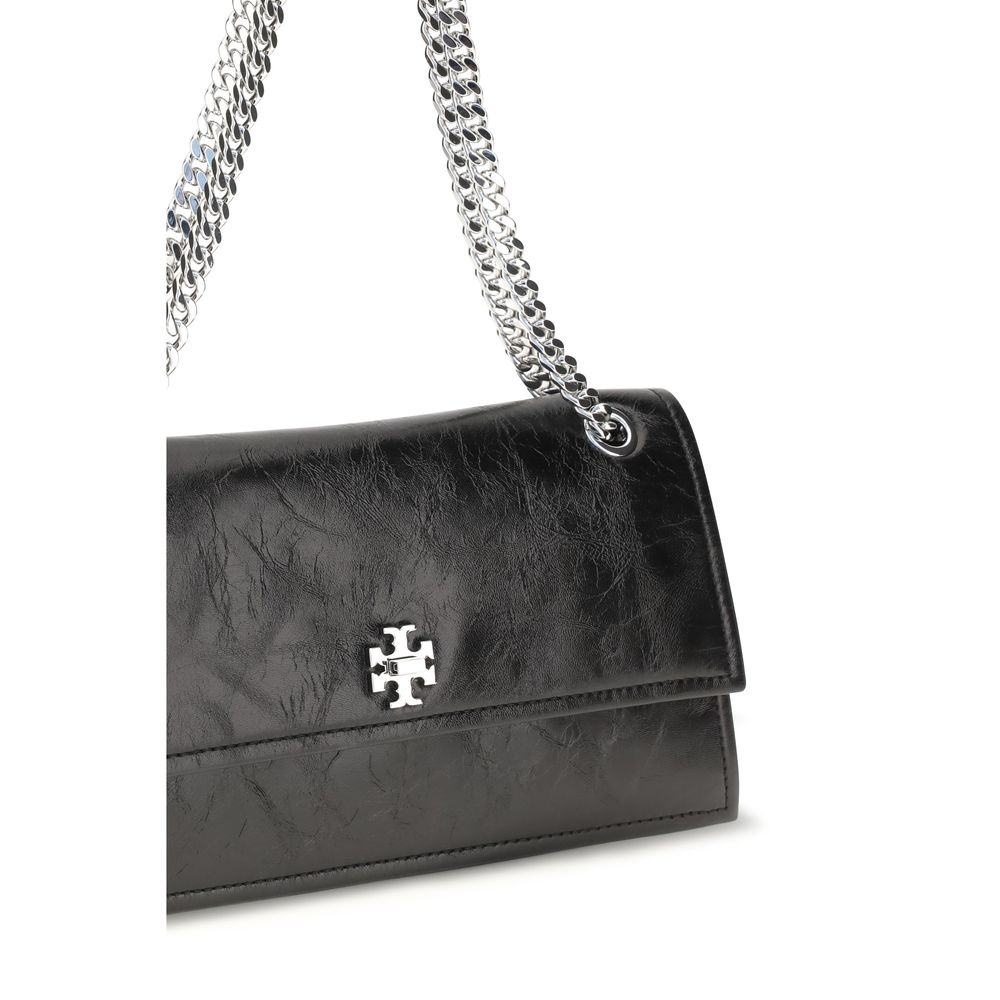 Tory Burch Kira Black Suede Shoulder Bag