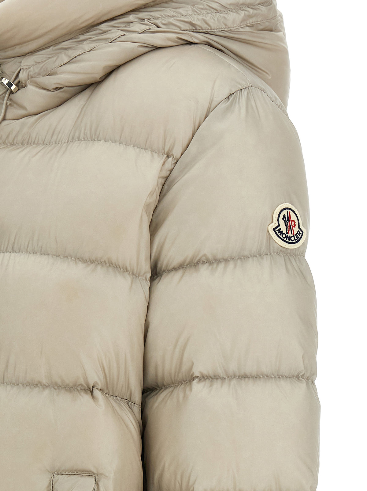Moncler Suyen Beige Midi Down Jacket