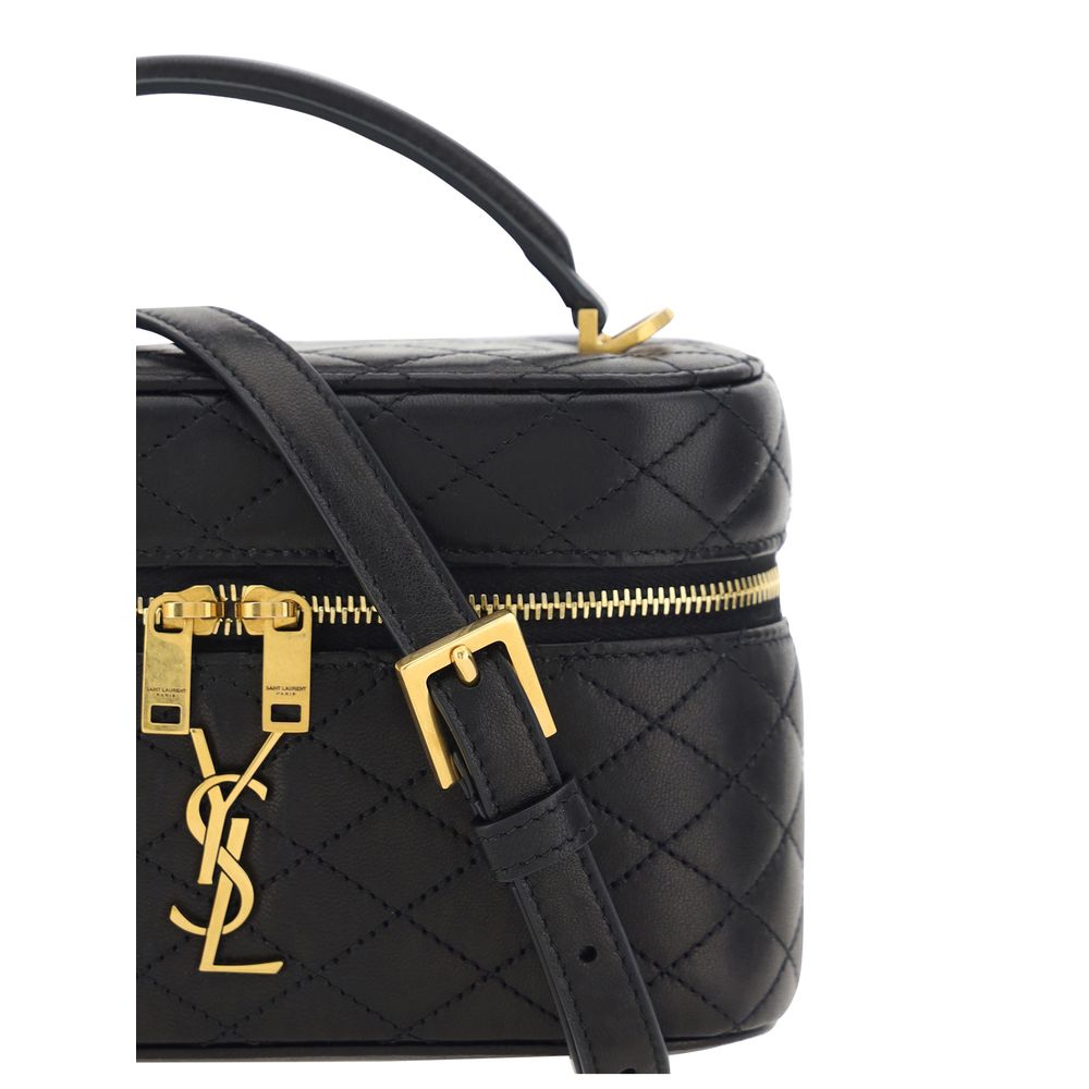 Black Calf Leather Bos Taurus Shoulder Bag