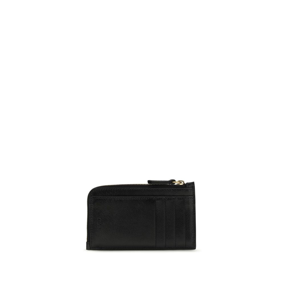 Chloé Paddington Black Grained Calfskin Wallet
