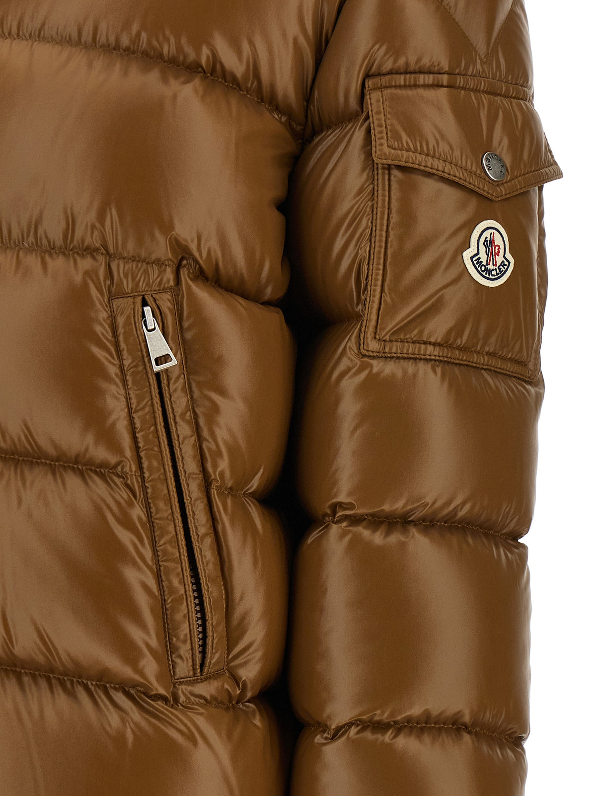 Moncler Hypolais Brown Short Down Jacket