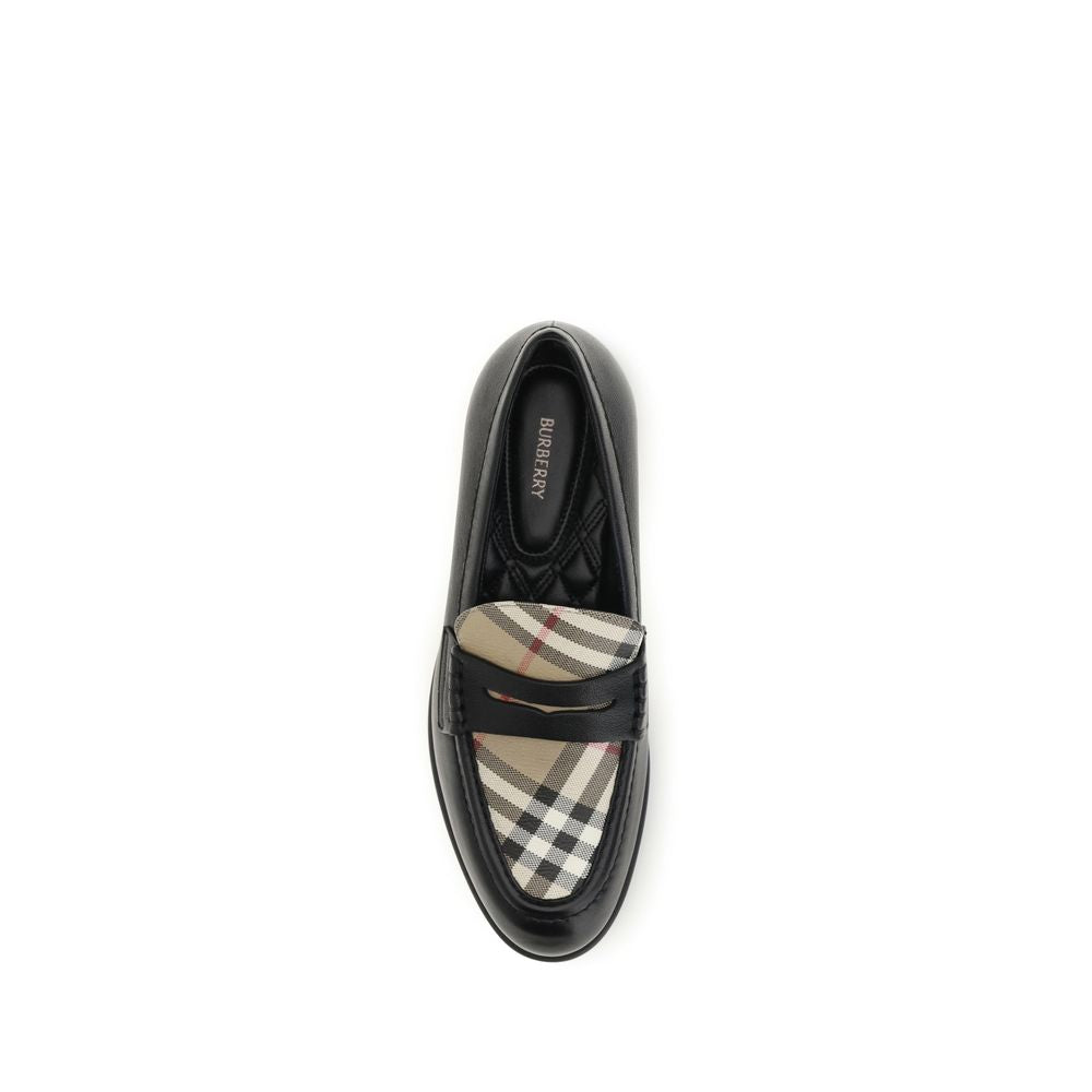 Burberry Opal Black Lamb Loafers