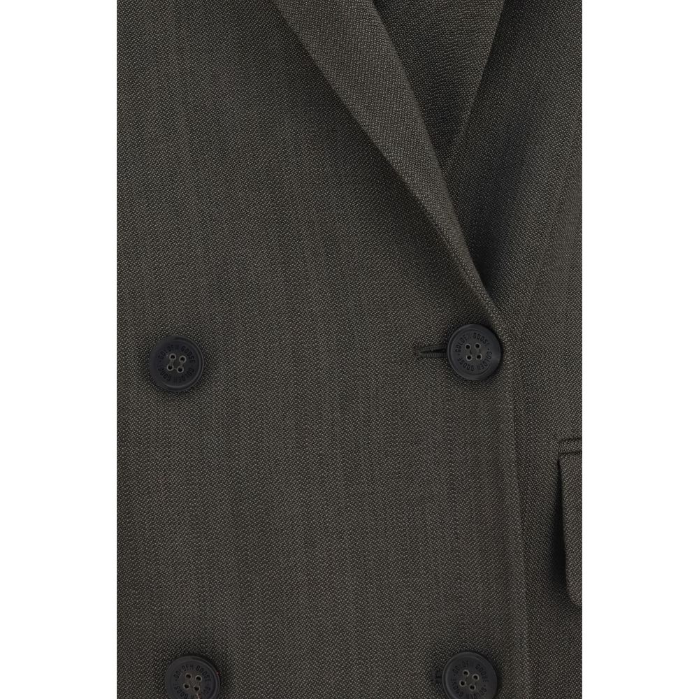 Golden Goose Laureen Deep Tundra Double-Breasted Blazer