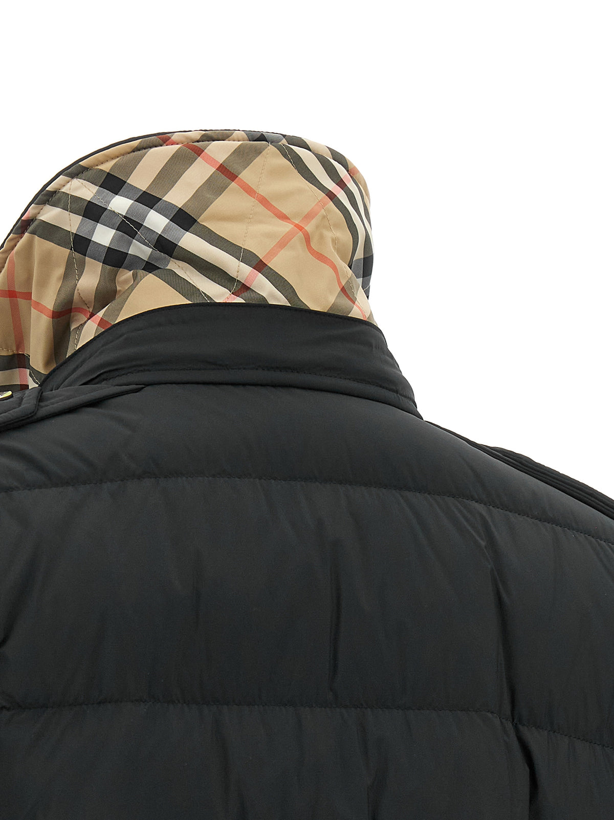 Burberry Kent Black Long Down Jacket