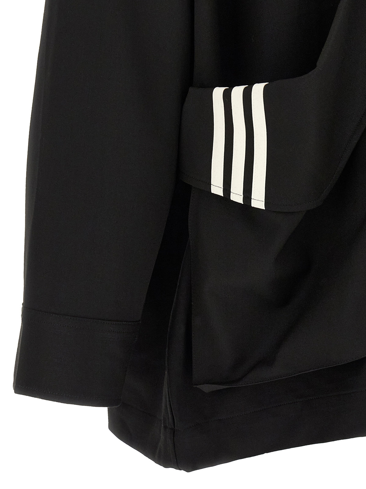 Y-3 Black Chore Wool-Blend Blazer