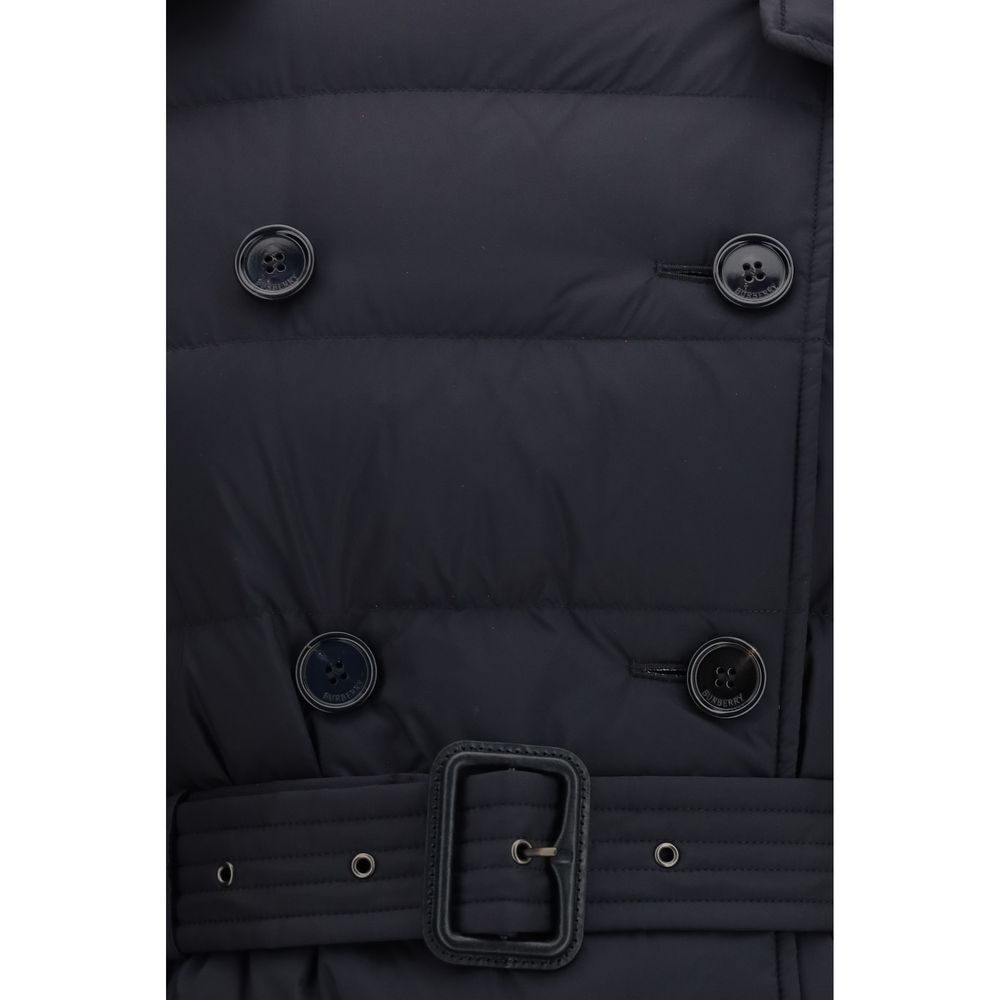 Burberry Audley Black Mid-Length Down Jacket