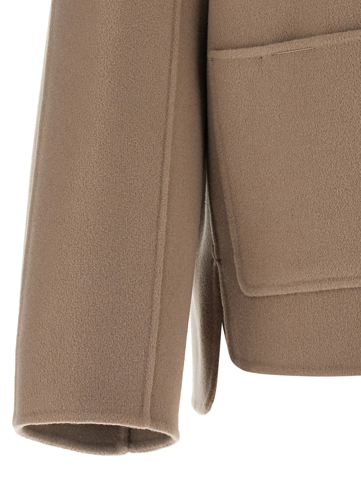 'S Max Mara Cloe Camel Virgin Wool Jacket
