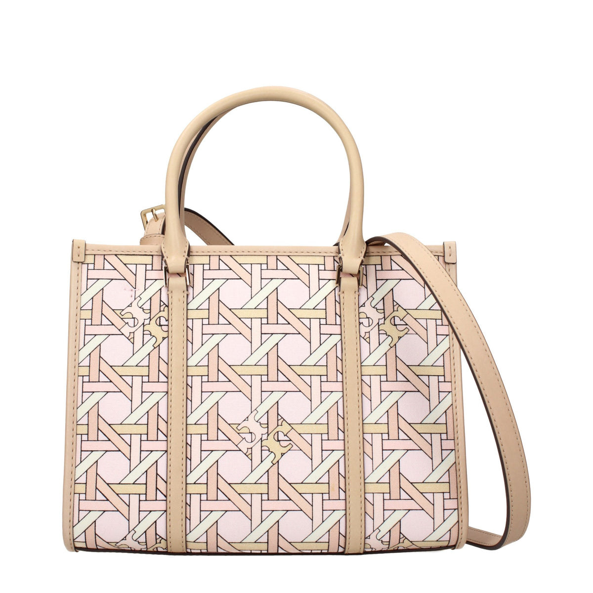 Pink Fabric Handbag