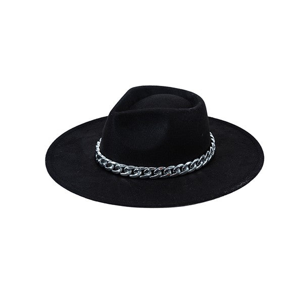 Chunky Chain Fedora Hat - Undeniably LUXE