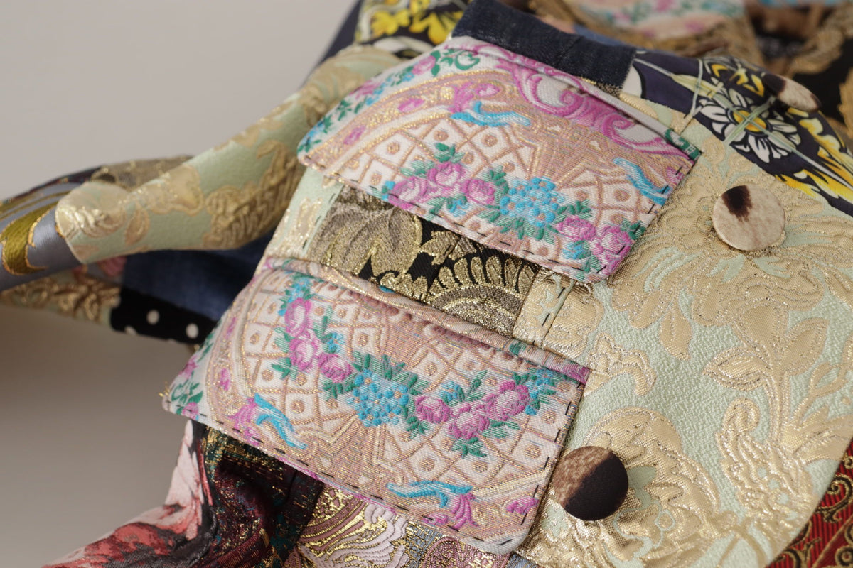 Dolce & Gabbana Multicolor Patchwork Double-Breasted Blazer