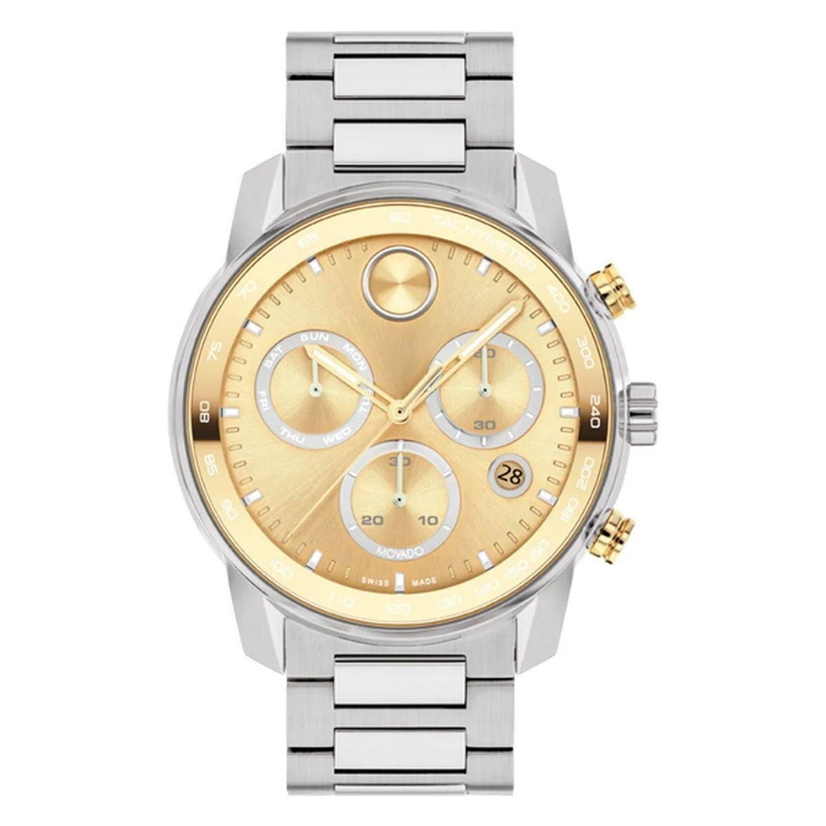 Movado Verso Gold-Tone Stainless Steel Watch