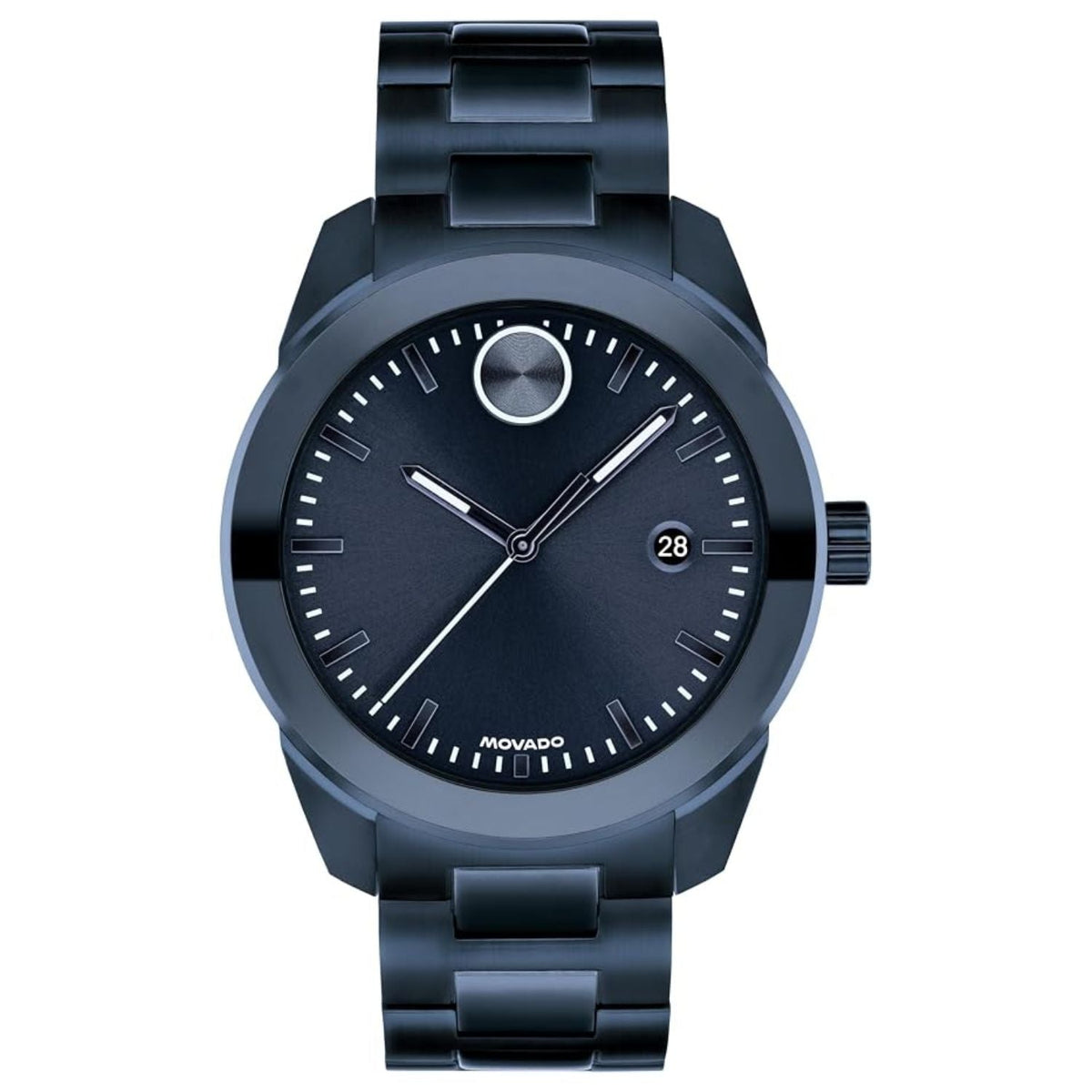 Movado Blue Museum Dial Stainless Steel Watch