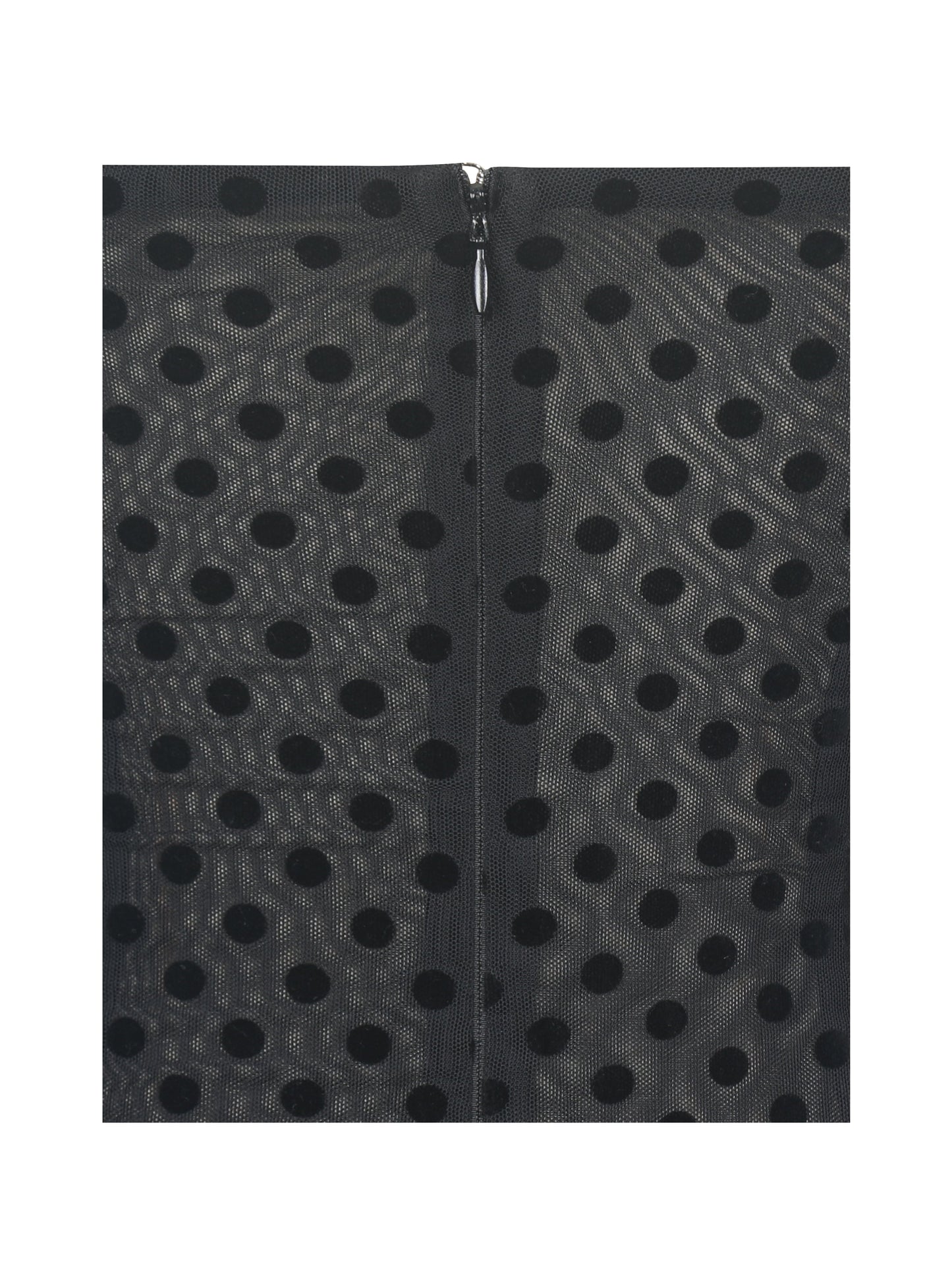 Faith Black and White Polka Dot Sweetheart Maxi Dress