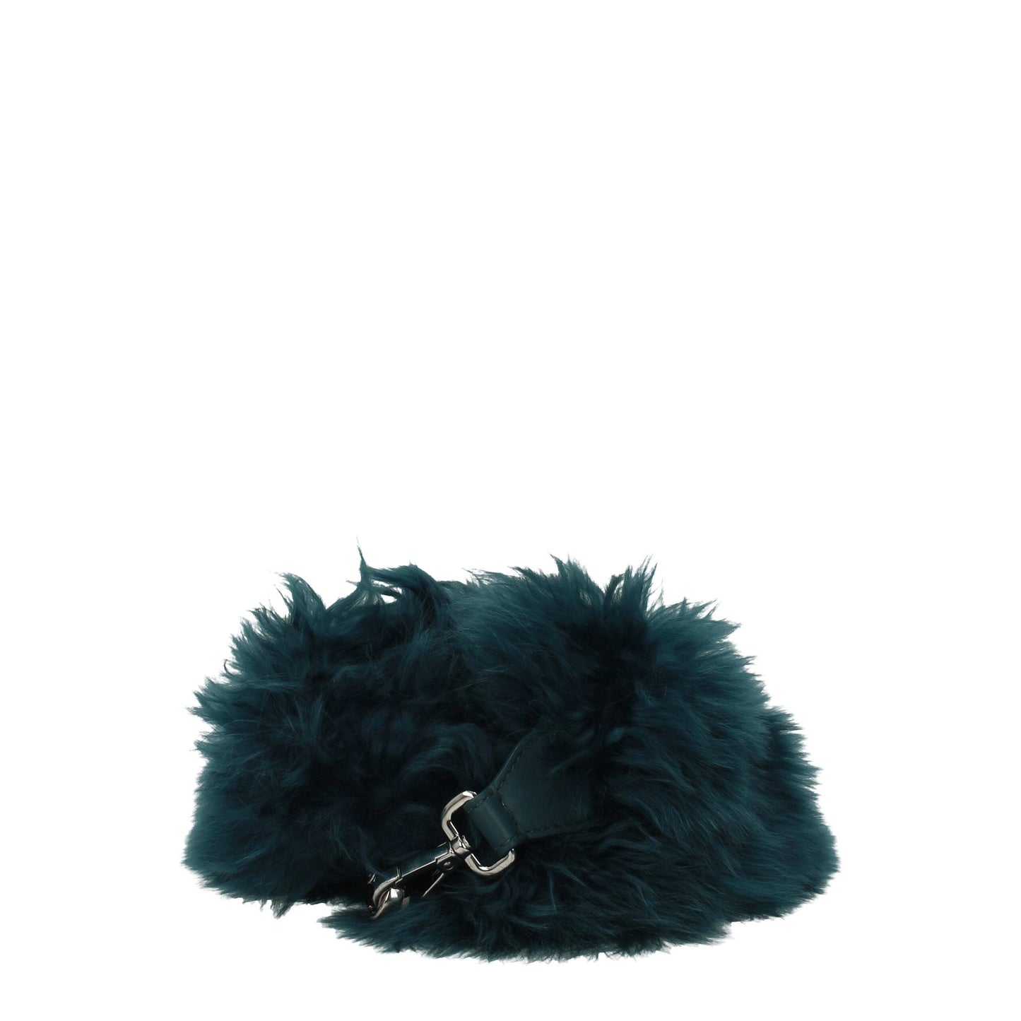 Fendi Strap You Sage Green Leather Shoulder Strap
