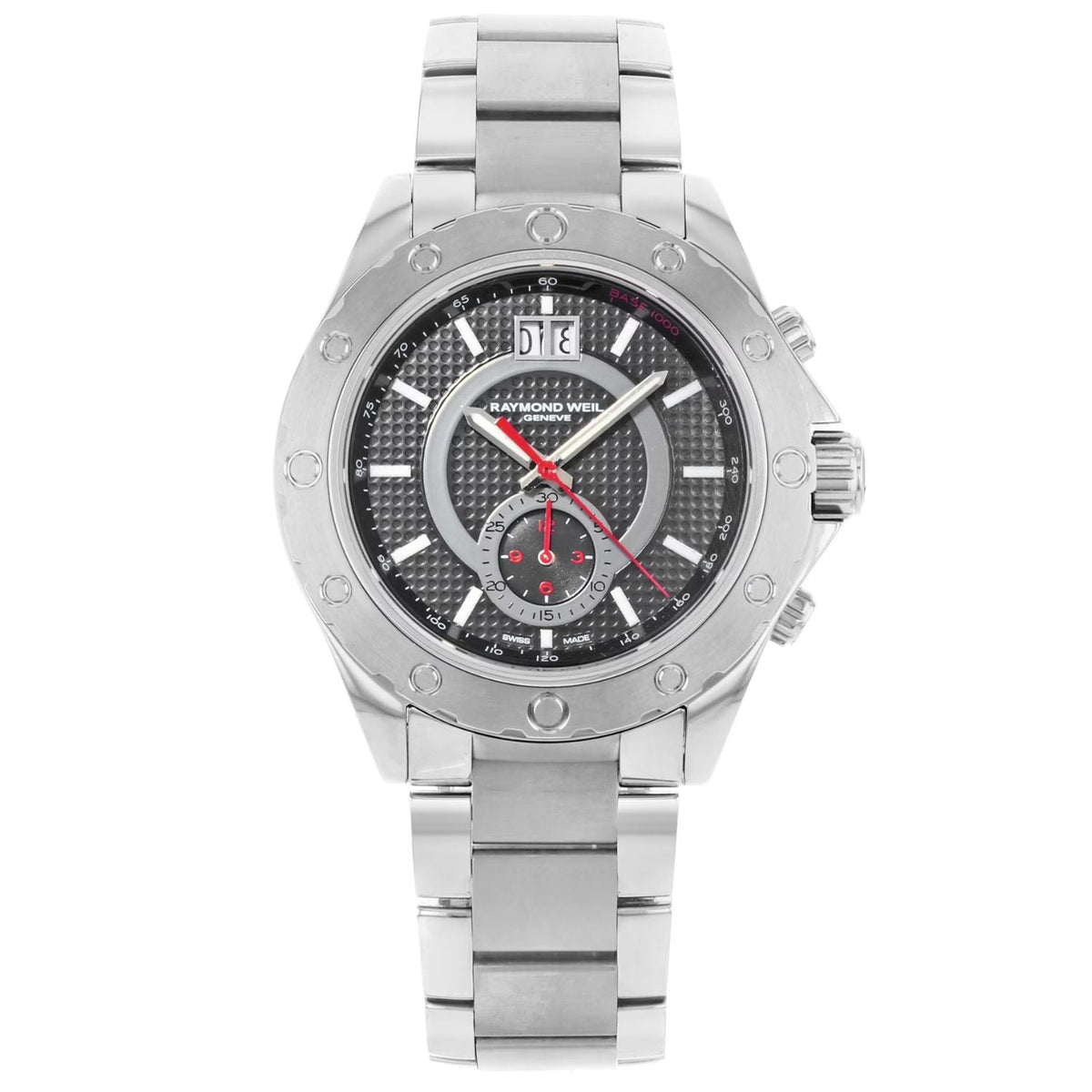 Raymond Weil RW Sport 44mm Quartz Watch, Black Dial