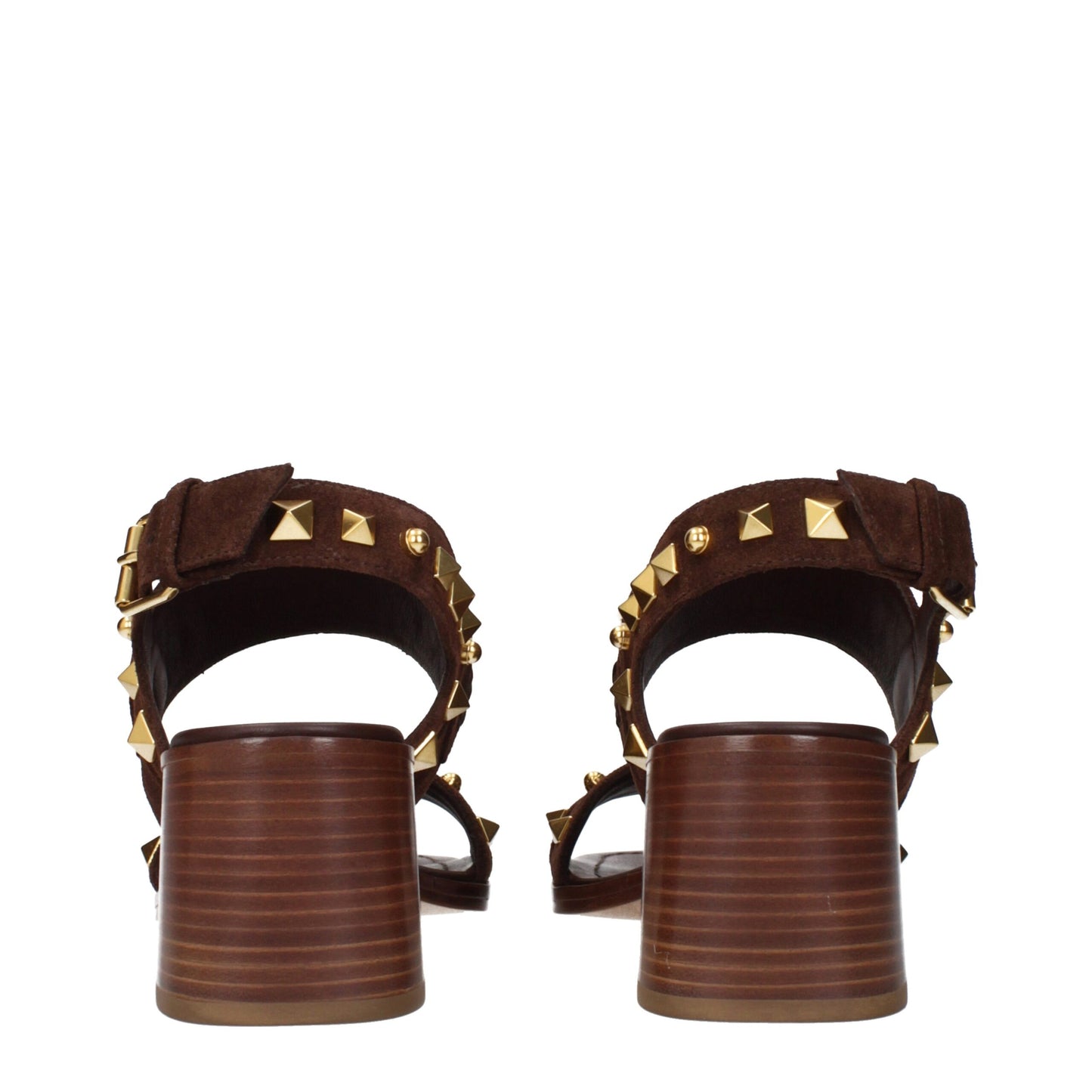 Brown Leather Strap-On Sandals
