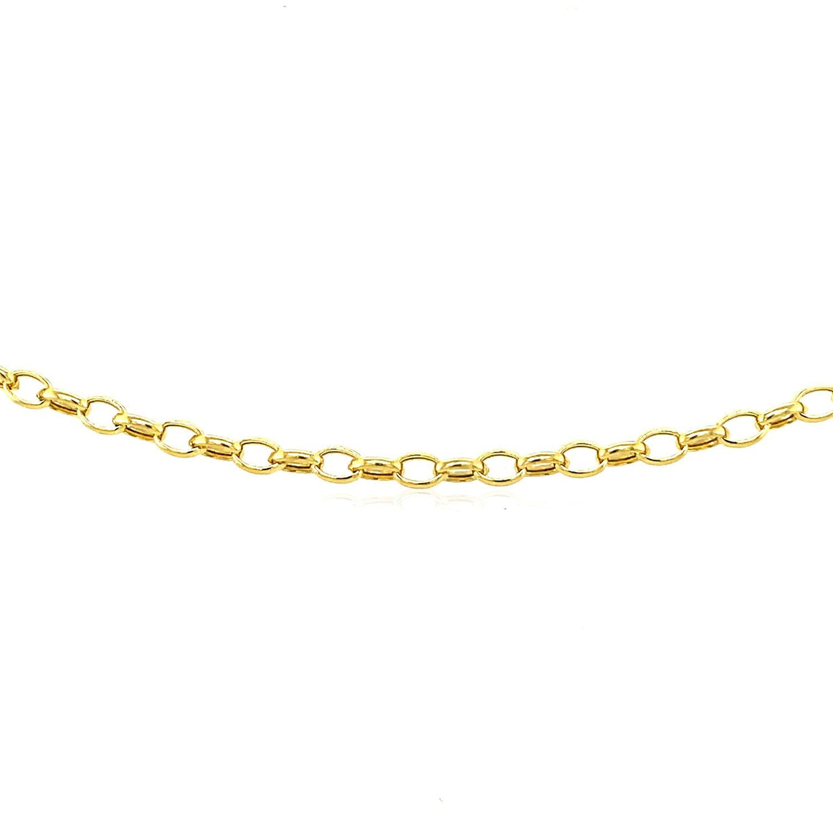 14K Yellow Gold Rolo Bracelet