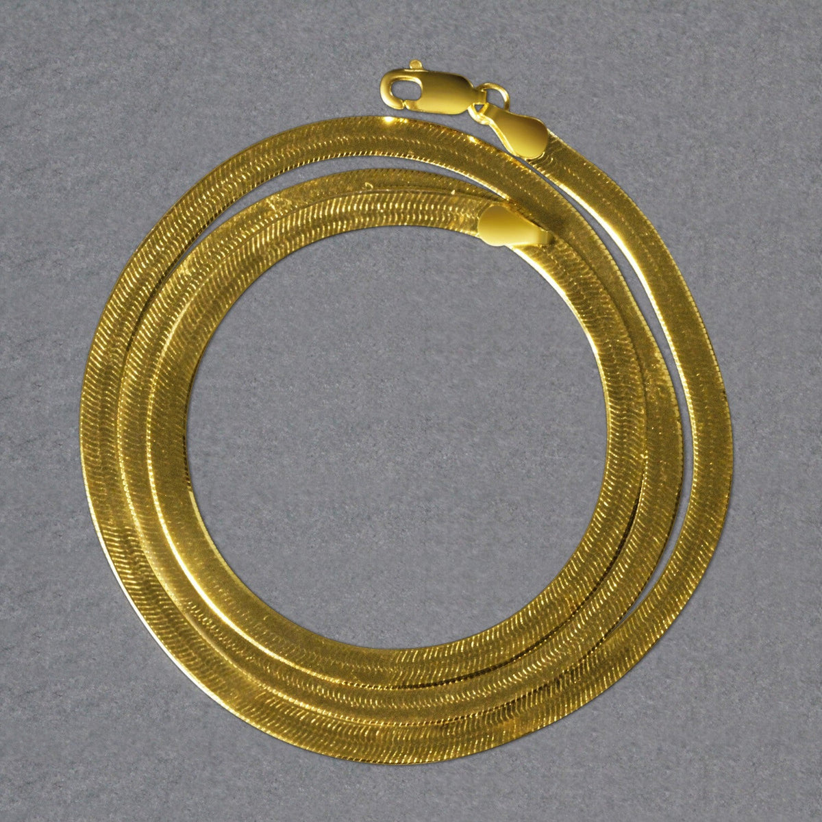 10K Yellow Gold Herringbone Chain