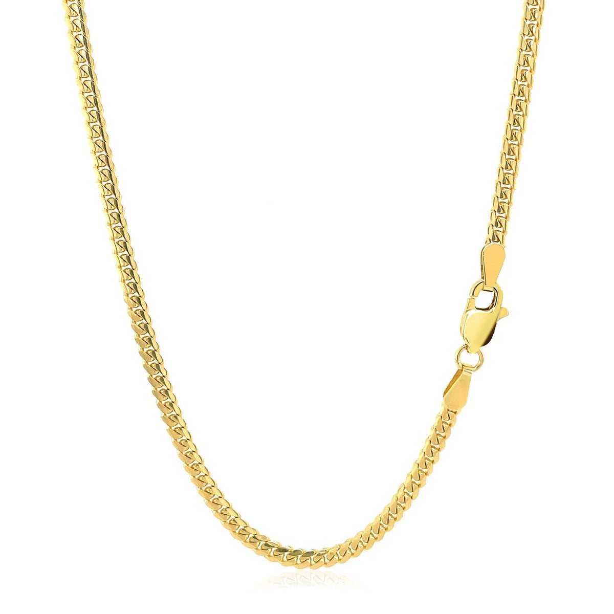 10K Yellow Gold Miami Cuban Chain