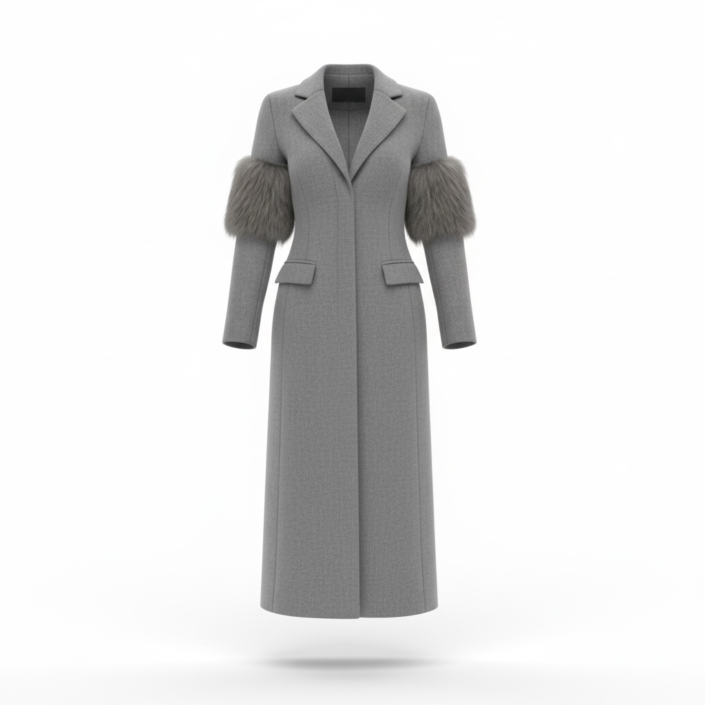 The Sovereign Faux-Fur Maxi Coat