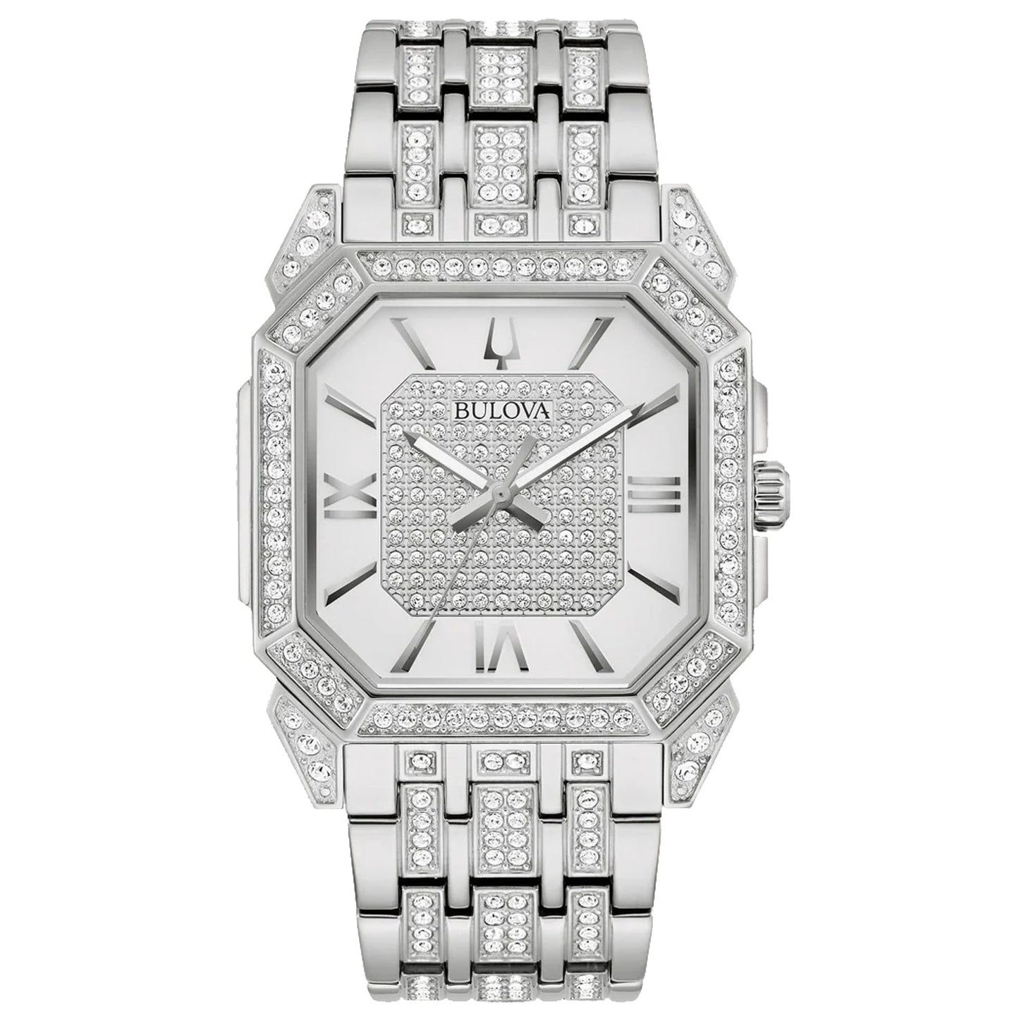 Bulova Octava Quartz Silver Stainless Steel Men's Watch