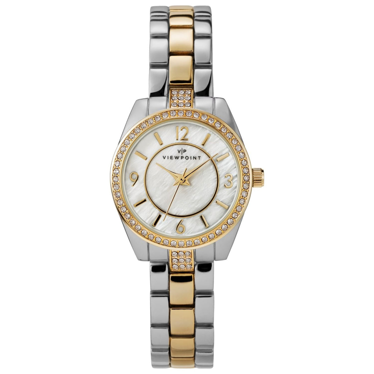 Timex Viewpoint Two-Tone Mother-of-Pearl Watch