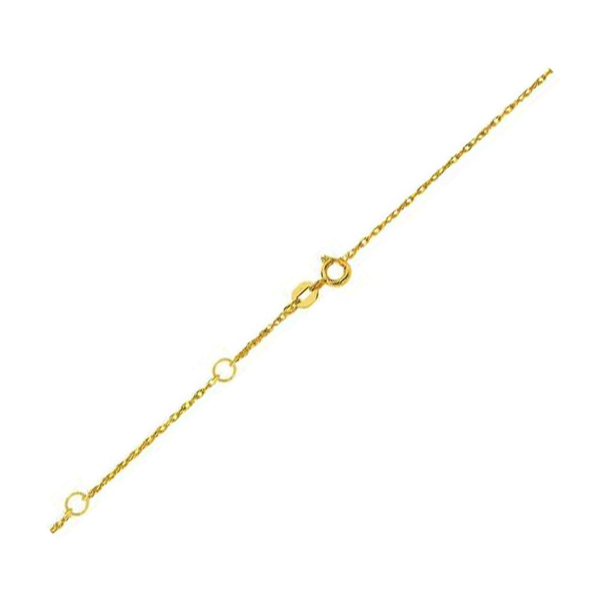 14K Yellow Gold Rope Chain
