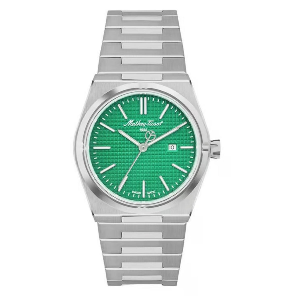 Tissot Zoltan Green Stainless Steel Bracelet Watch