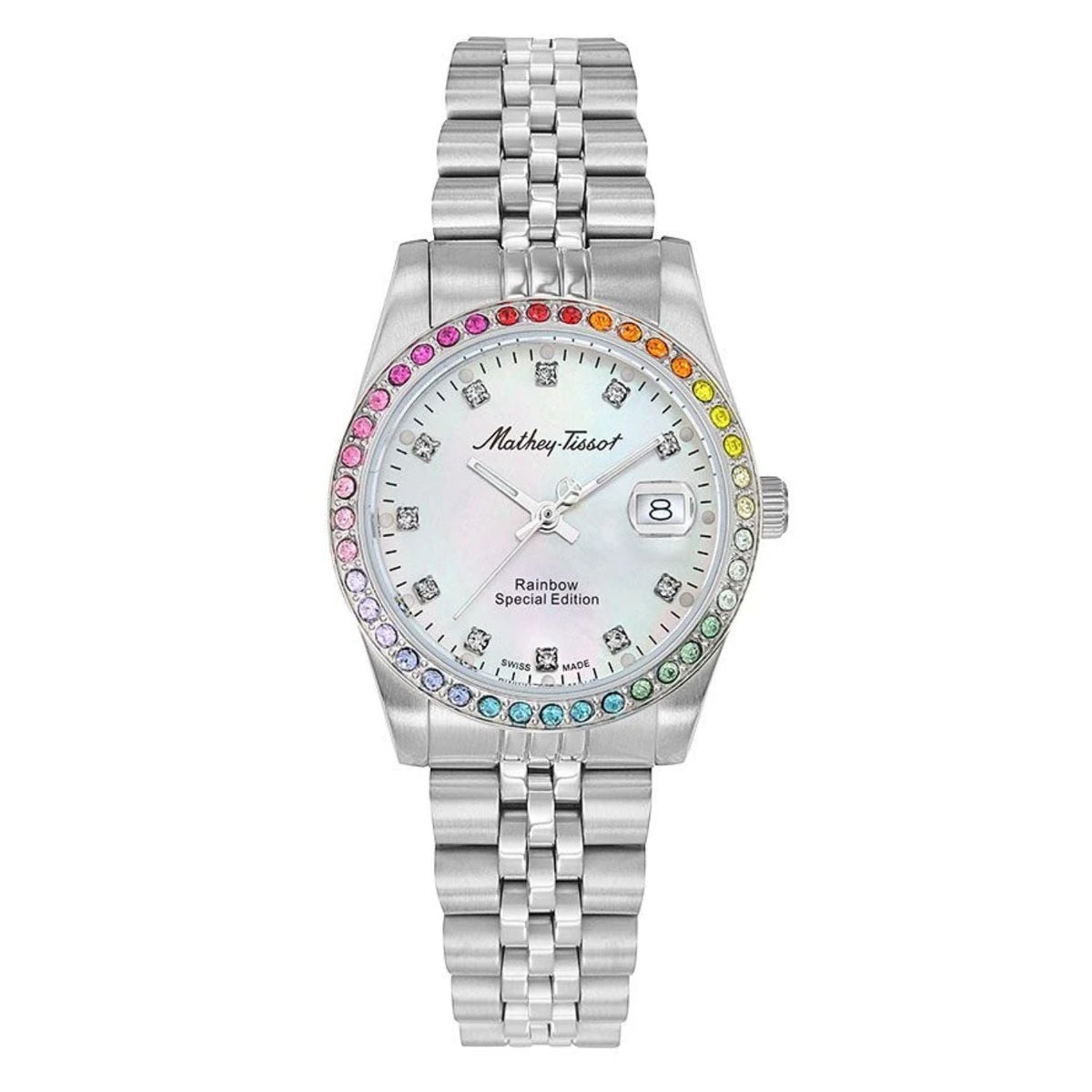 Tissot Classic White Stainless Steel Bracelet Watch