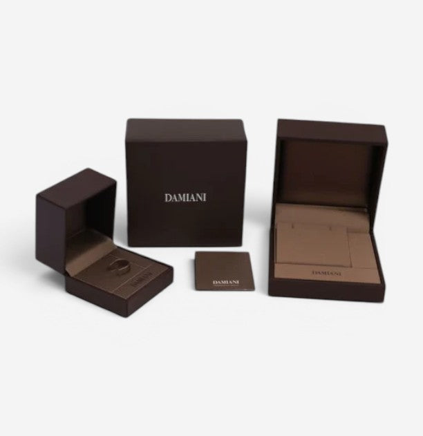 Damiani 18K White Gold Diamond Ring Sz. 6 20000649