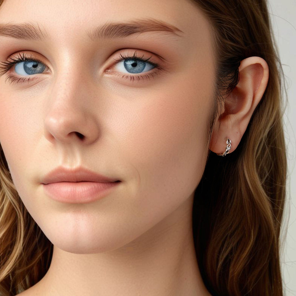 Sterling Silver Oxidized Earrings