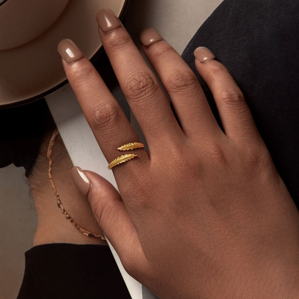 Sterling Silver Gold Plated Ring