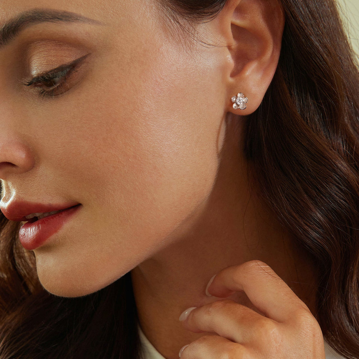 Sterling Silver Moissanite Earrings