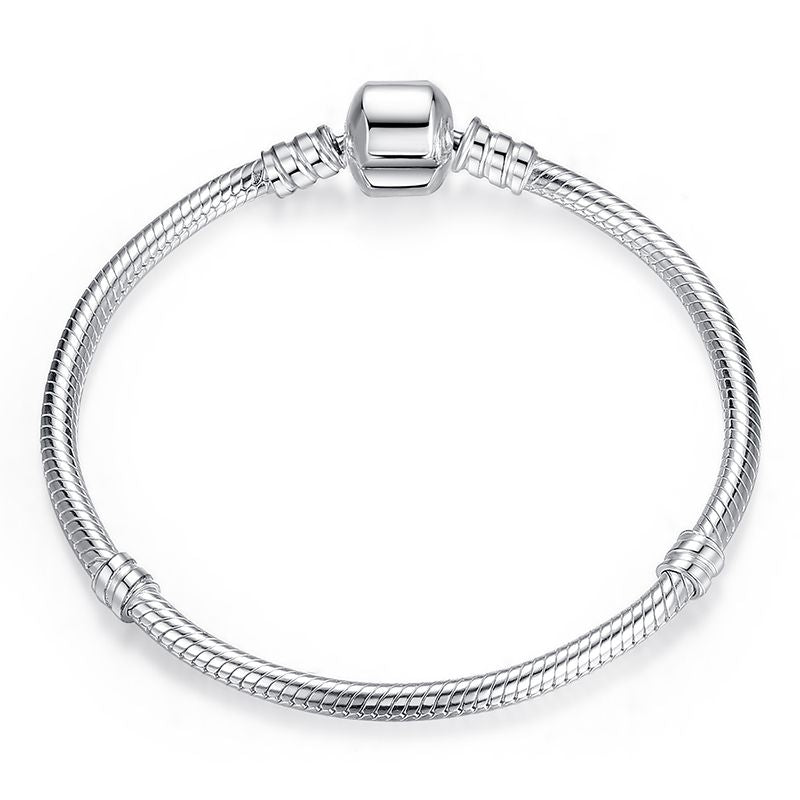 Flat Link Sterling Silver Bracelet