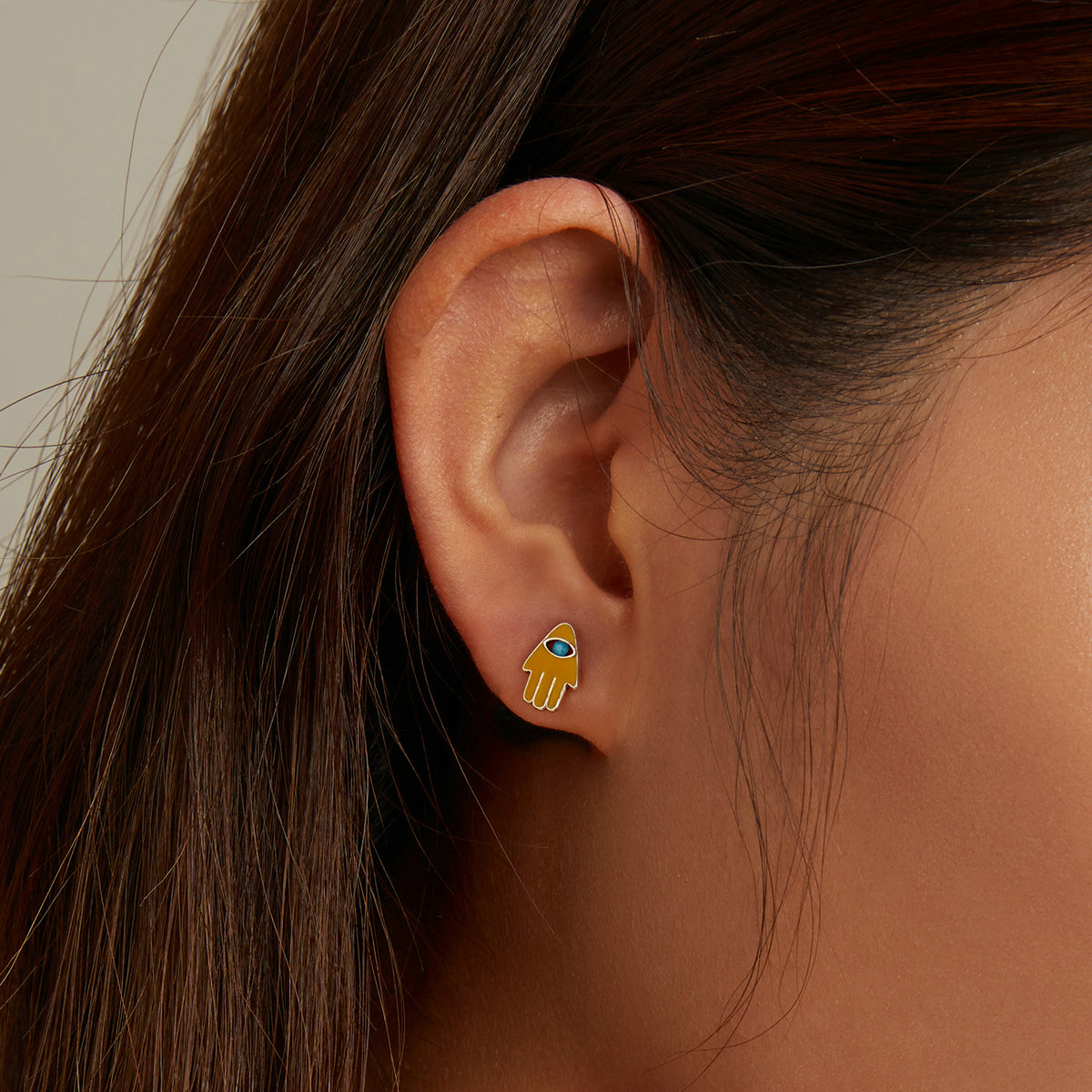 Sterling Silver Enamel Pavé CZ Earrings