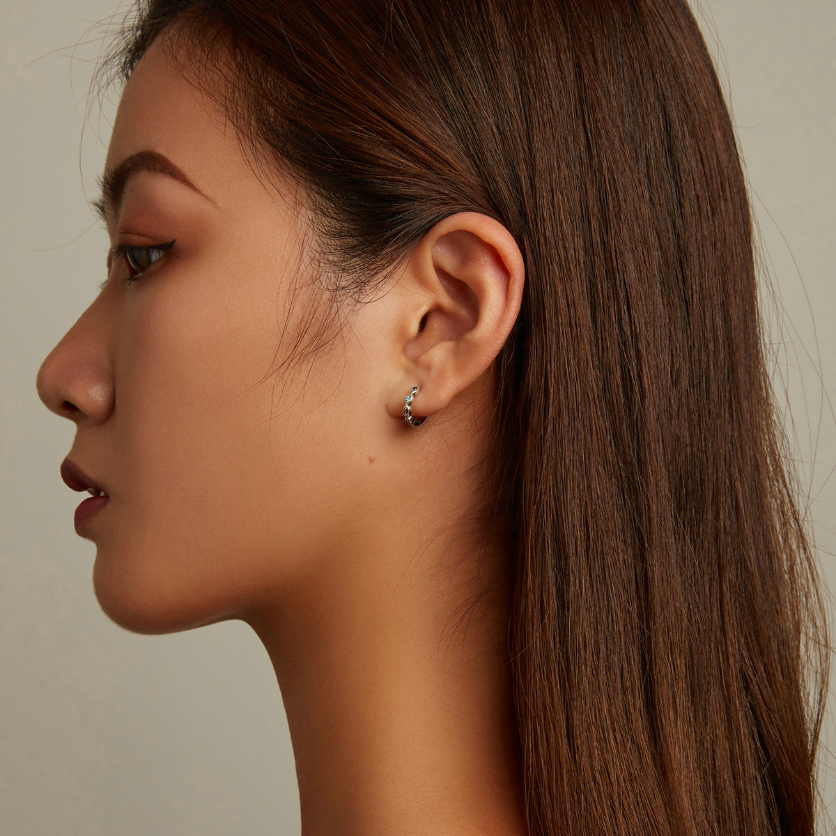 Sterling Silver Pavé Cubic Zirconia Earrings