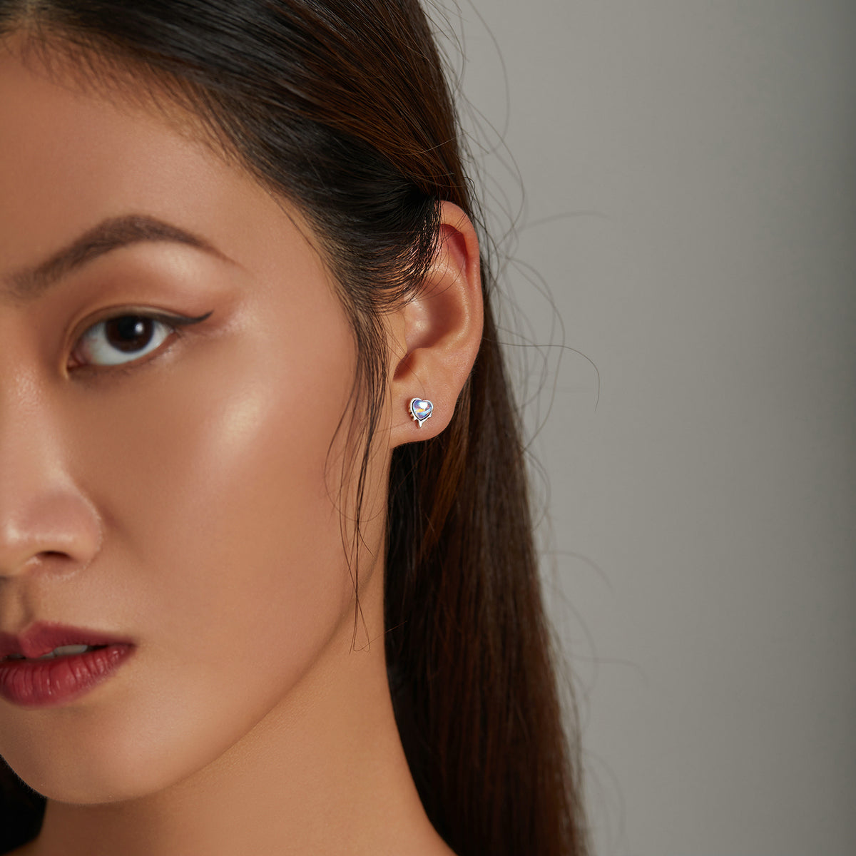 Sterling Silver Moonstone Drop Earrings